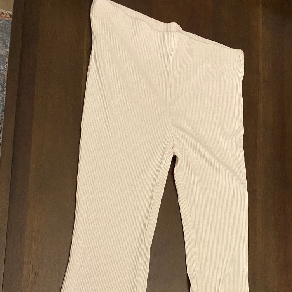 H&M White Causal Pant